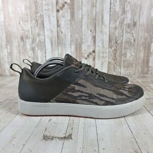 Huk Mossy Oak Mahi Fishing Shoes Mens 10 Green Camo Deck Sneakers H8021018922